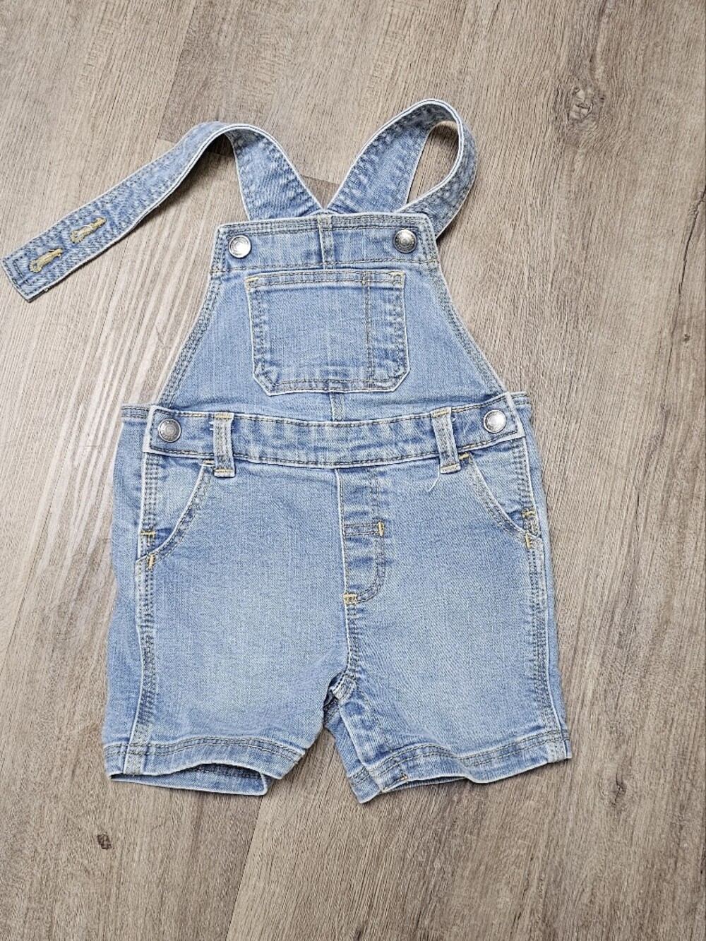 Old Navy Light Blue Denim Short Overalls
